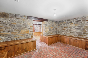 Wine Cellar build in the basement of a historic Kennett Square home by Distinctive Home